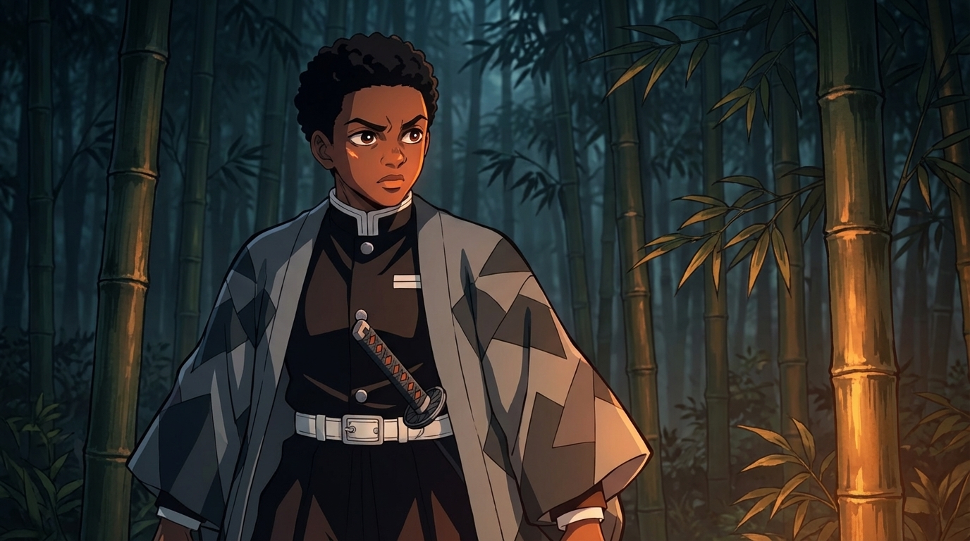 Demon Slayer anime art style