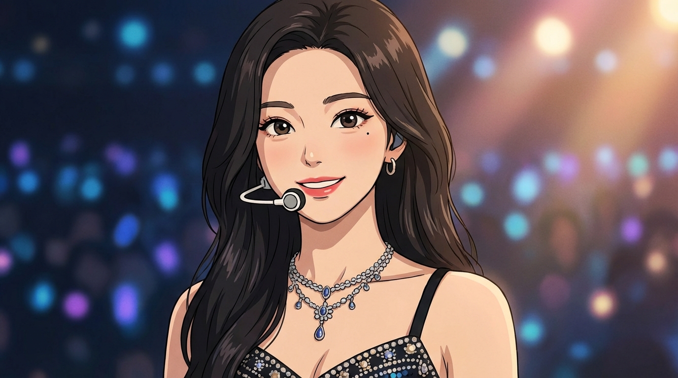 Photo to anime in Ghibli style - K-pop star