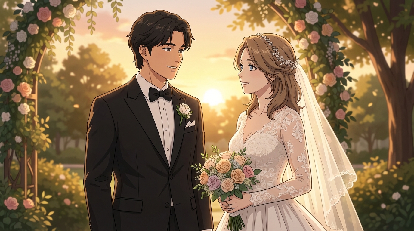 如何制作动漫风格婚礼请柬