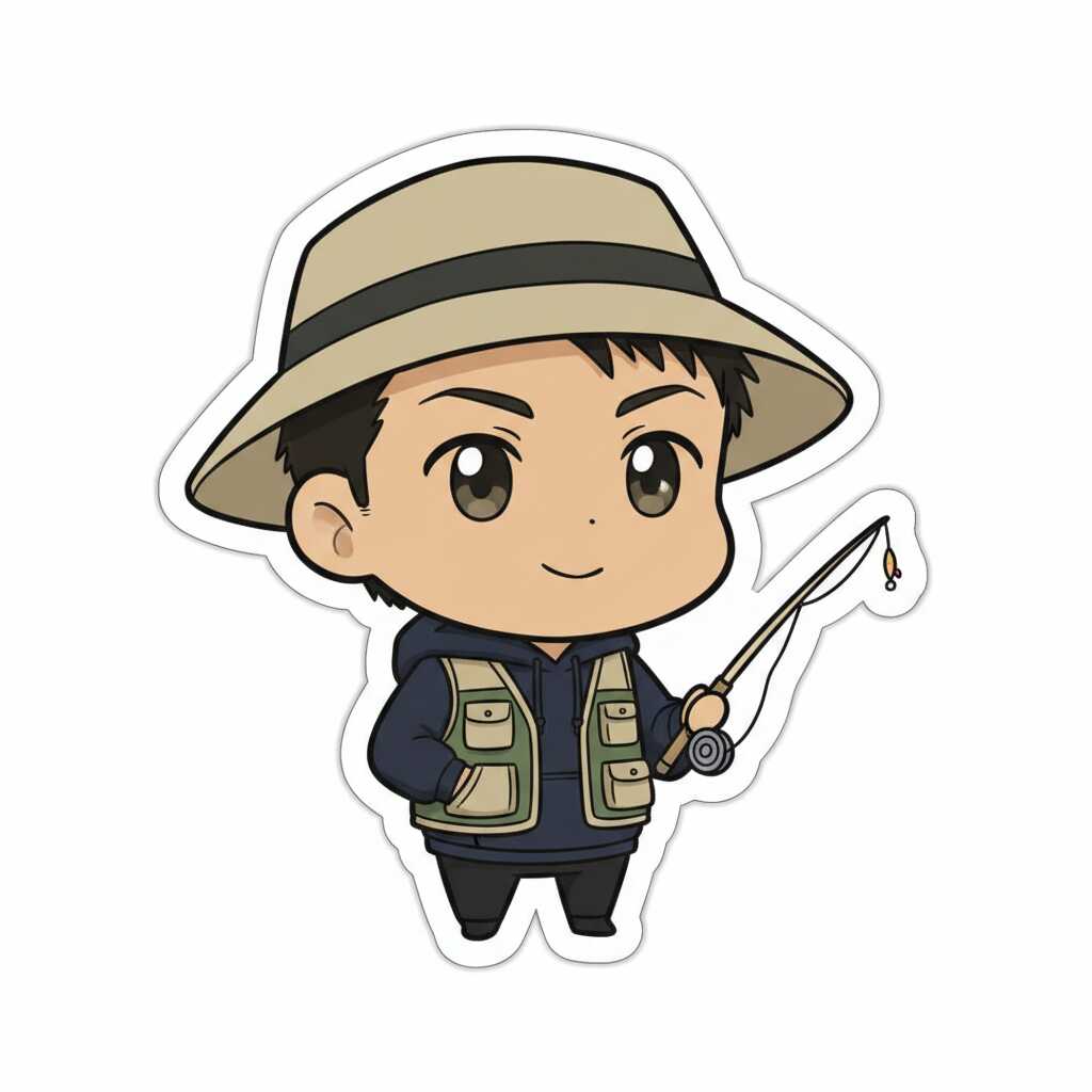 Chibi marshmallow roast from the Camping Chibi Sticker Pack