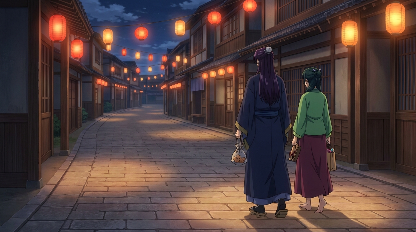 AutoWeebで制作した伝統的な活動を含む日本文化フェスティバルのアニメシーン