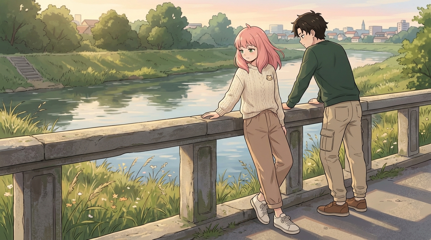 Высококачественная конвертация фото в аниме: детализированный аниме-персонаж