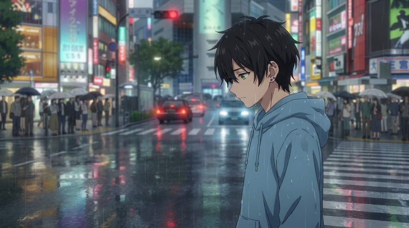 Anime café scene from the Slice of Life photo pack