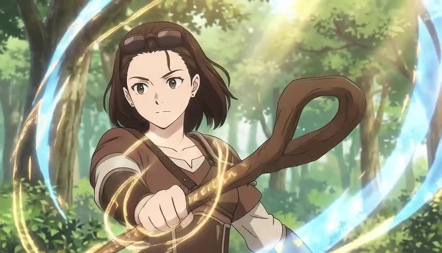 AI Anime Magic Spell Animation
