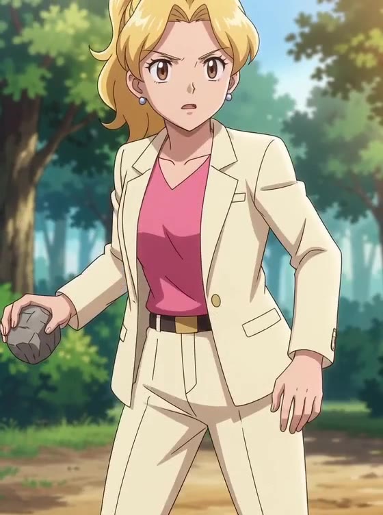 AI Anime Throwing Motion Animation